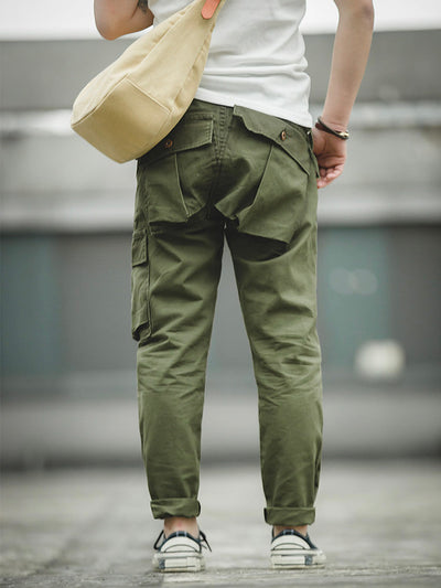 Men's Cargo Pants with Asymmetric Pockets