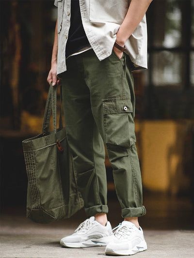 Men's Cargo Pants with Asymmetric Pockets