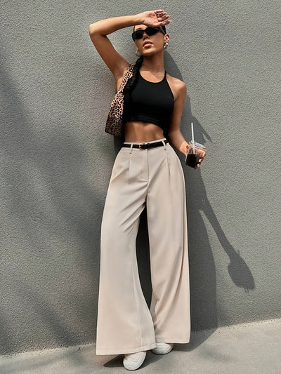 Women's Elegant Wide Leg Pants