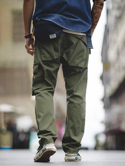 Men's Cargo Pants with Asymmetric Pockets